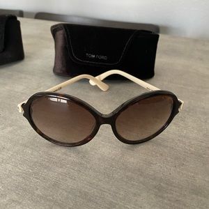Tom Ford round two tone sunglasses